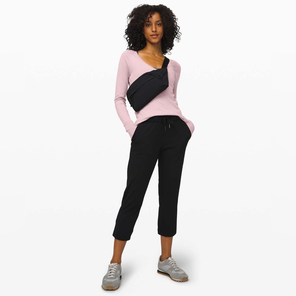 Lululemon Athletica Pink Fitted Long Sleeve Blouse - Picture 4 of 6